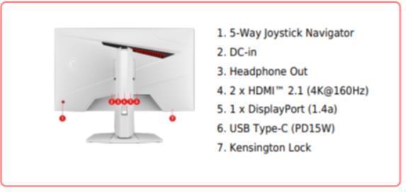 Image du produit MSI MAG 274URFW (3840 x 2160 pixels, 27")