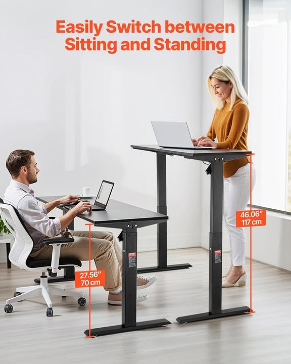 Actual product image Vevor Standing Desk Frame