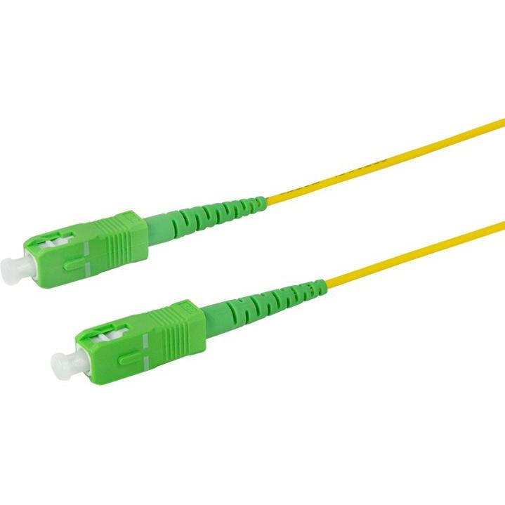 Thumbnail - LogiLink LWL Patchkabel, 2x SC-Simplex, OS2, 2,0 m, gelb SC-Simplex Stecker (S/UTP, CAT6, 2 m), Netzwerkkabel