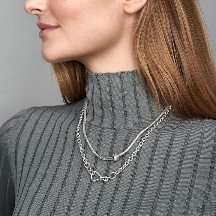 Immagine prodotto Pandora Collana con chiusura a sfera (Argento, 42 - 50 cm)