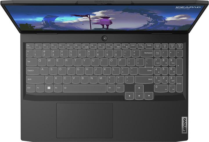 Actual product image Lenovo IdeaPad Gaming 3 15IAH7 (15.60", Intel Core i7-12650H, 16 GB, 512 GB, DE)