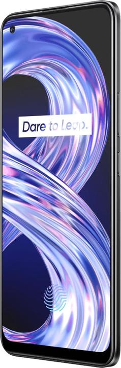 Produktbild realme 8 (64 GB, Cyber Black, 6.40", Dual SIM + SD, 4G)