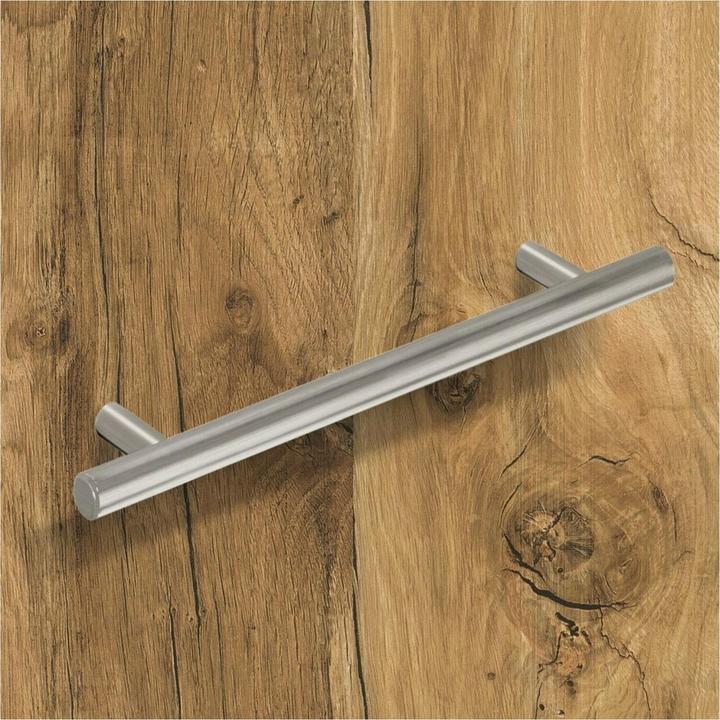 Productafbeelding Hettich Meubelgreep Hale staal roestvrij staal look geborsteld 480 mm Ø 12 mm