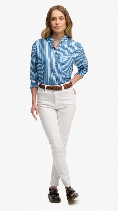 Immagine prodotto Superdry Camicia da donna in popeline a maniche lunghe (XXS)