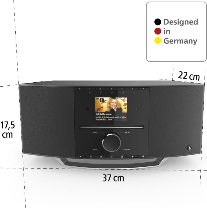 Immagine prodotto Hama DIR3510SCBTX (Web radio, DAB, Bluetooth, WiFi)