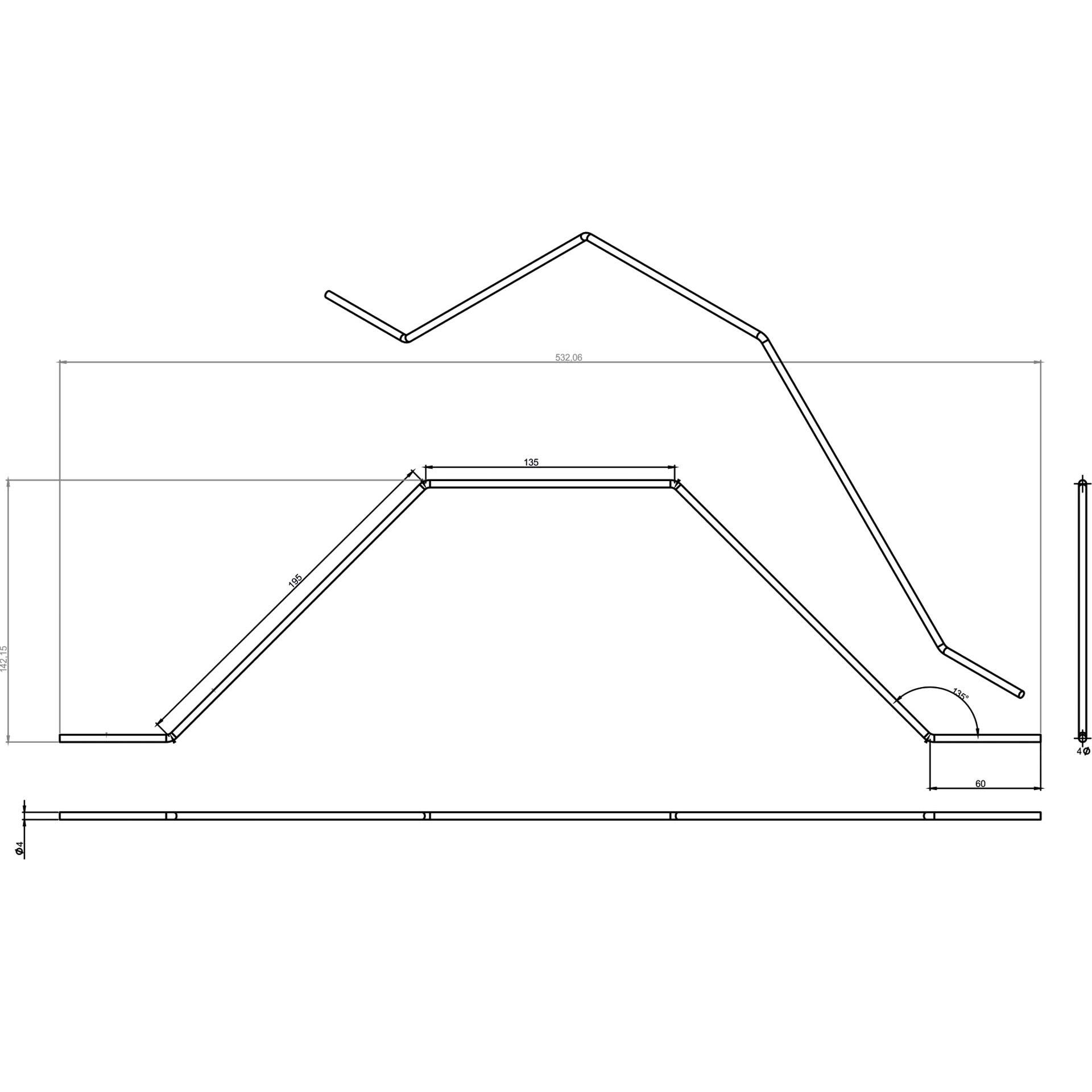 Thumbnail - Modellbau Lindinger Hauptfahrwerk "Piper" style gross
