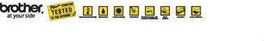 Actual product image Brother P-Touch (0.90 cm, White, Black)