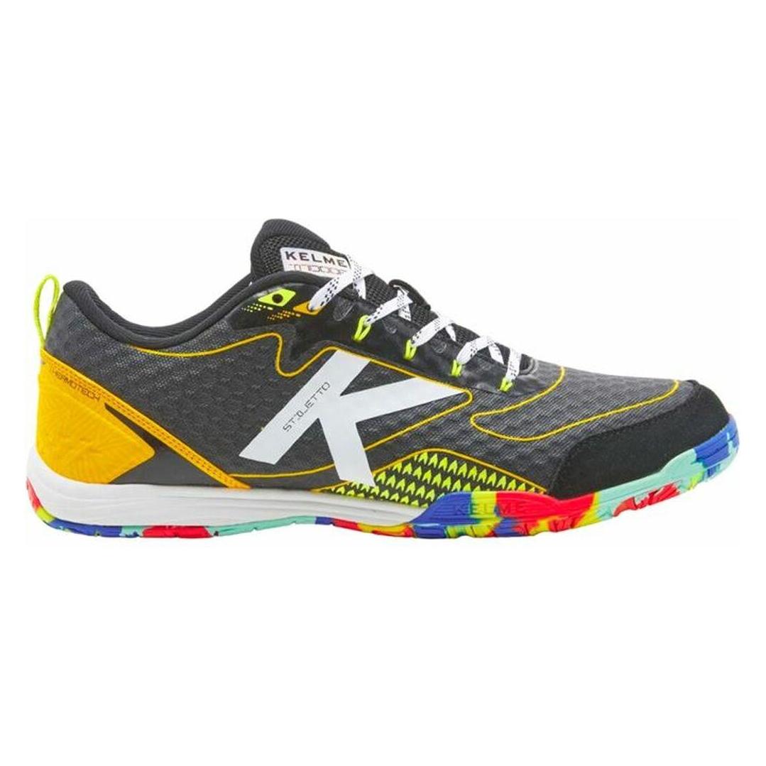 Kelme, Jungen, Fussballschuhe, Hallenfussballschuhe Für Kinder Stiletto Schwarz (44), Schwarz