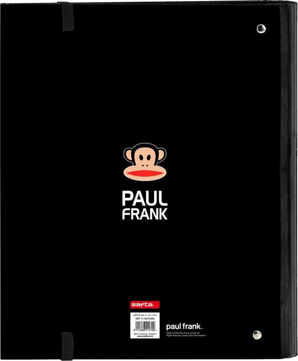 Actual product image Safta Ring binder Paul Frank Campers Black (27 x 32 x 3.5 cm) (A4, 35 mm, 1 pcs.)