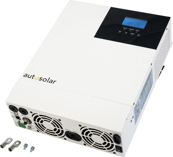 Immagine prodotto Autosolar Inverter ibrido 24 V, 3000 W con regolatore di carica MPPT 60A (Spina solare)