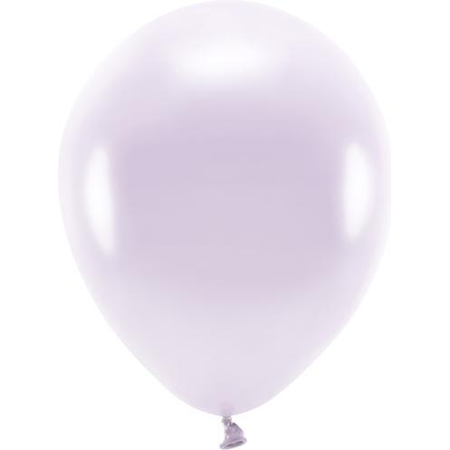 Partydeco Eco Ballons Flieder metallic