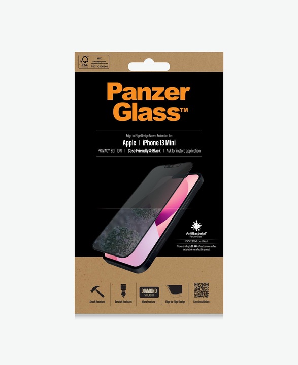 Actual product image PanzerGlass Privacy (1 Piece, Apple iPhone 13 mini)