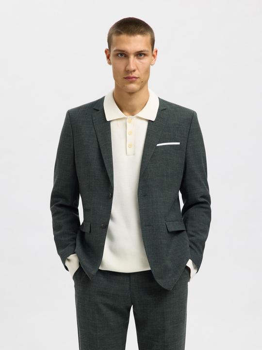 Image du produit Selected Homme Slim Fit Blazer à une rangée de boutons (48)