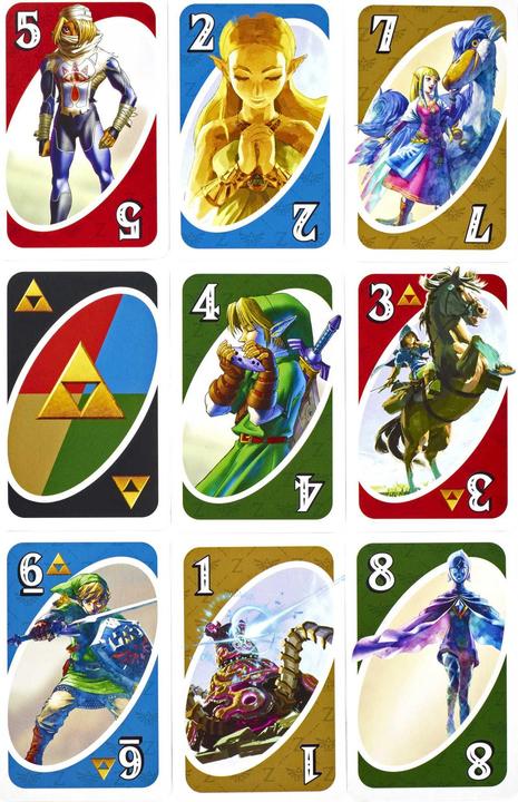 Produktbild Mattel The Legend of Zelda UNO Kartenspiel European Exclusive (Französisch, 2 - 10 Spieler)