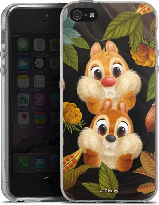 Produktbild DeinDesign Silikon Hülle für Apple iPhone 5s Handyhülle Case Smartphone Schutzhülle Chip und Chap Disney (Apple iPhone 5s)