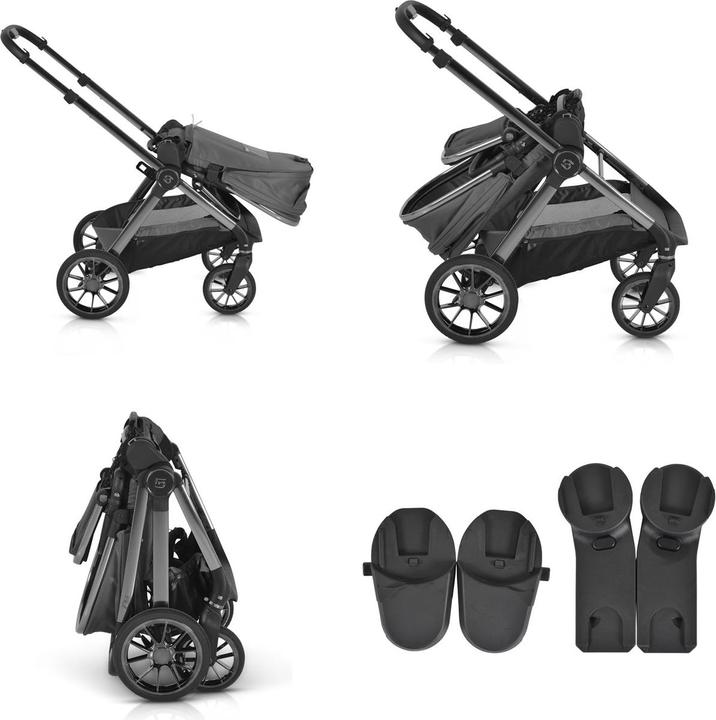 Image du produit Cangaroo poussette combiné iClick 2en1 (0 Mois - 4 Années)