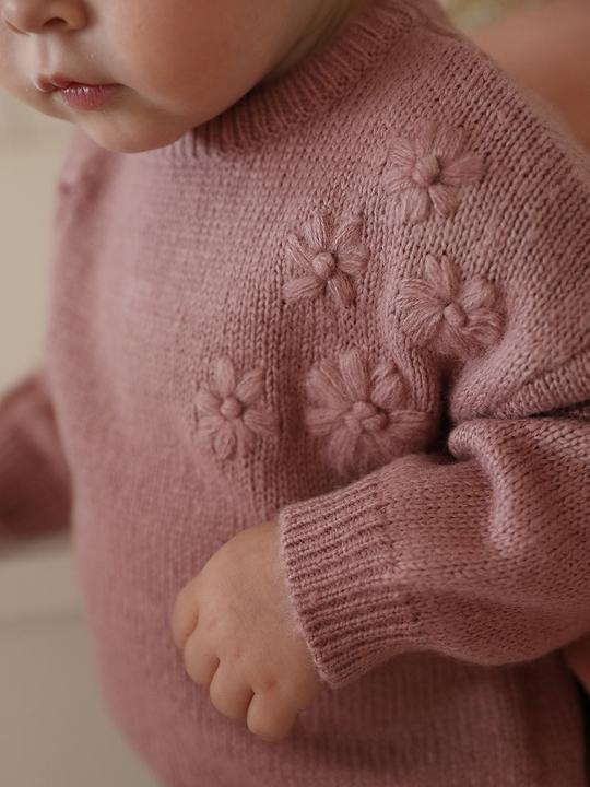 Produktbild Vertbaudet Baby Strickpullover mit Blumenstickerei (74)