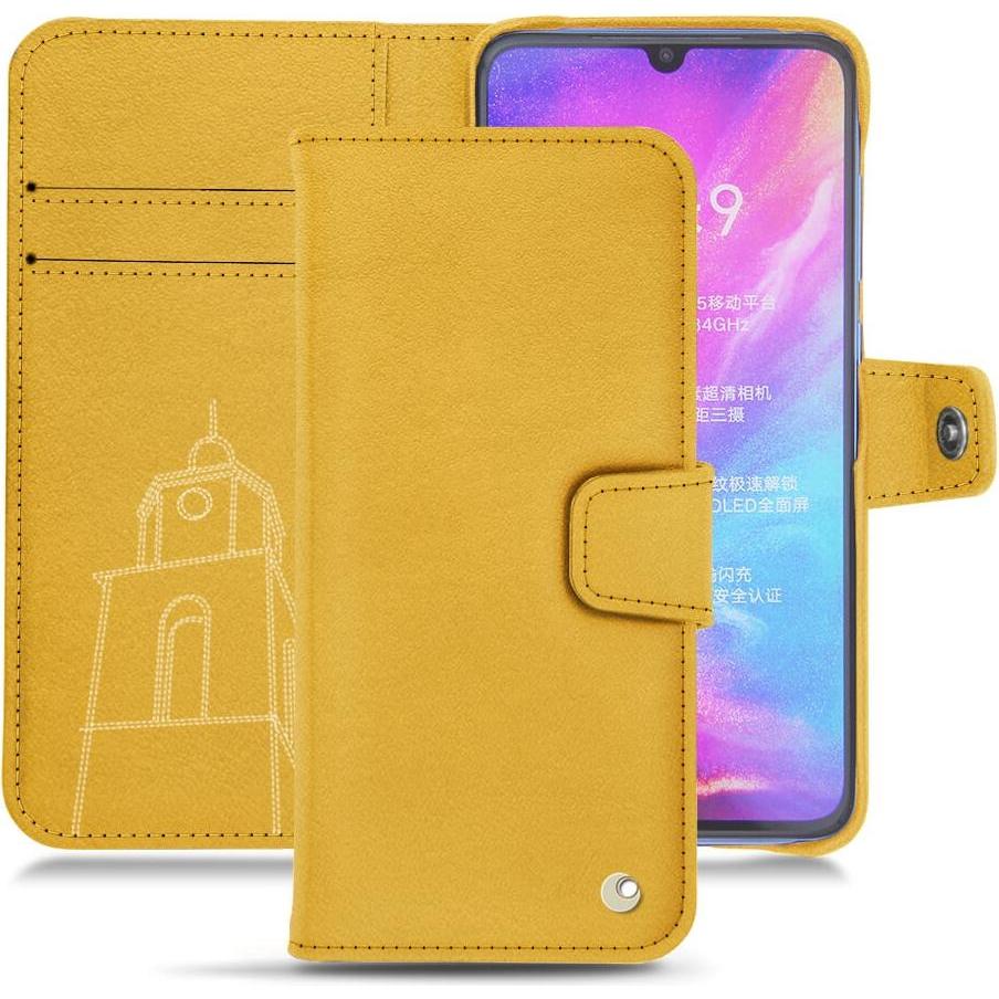 Noreve Lederschutzhülle Wallet (Xiaomi Mi 9), Smartphone Hülle, Orange