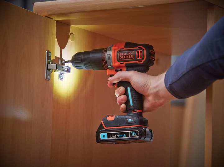 Actual product image Black & Decker Battery Impact Drill Smart Tech (Rechargeable battery operated)