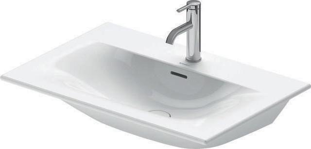 Produktbild Duravit Waschtisch VIU 730x490mm m ÜL m HLB 1 Hahnloch weiss WG (490 mm, 730 mm)