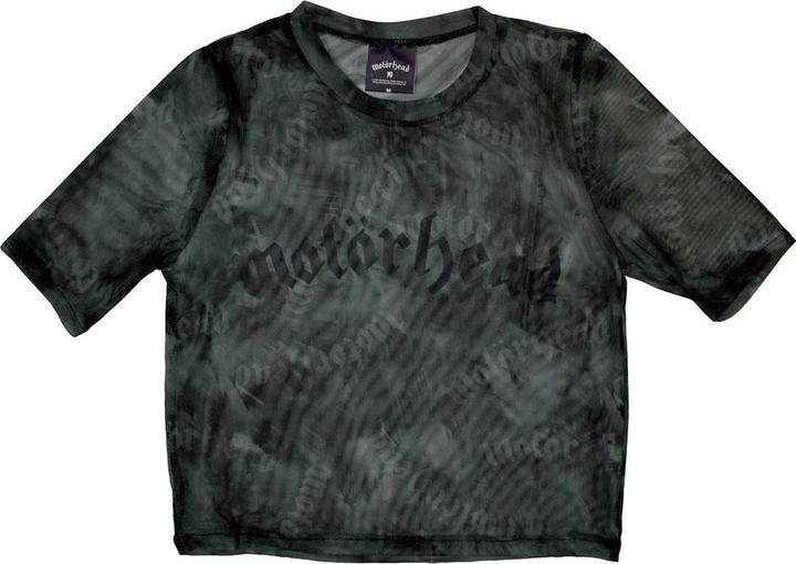 Actual product image Motorhead Womens/Ladies Logo Mesh Crop Top (XS)