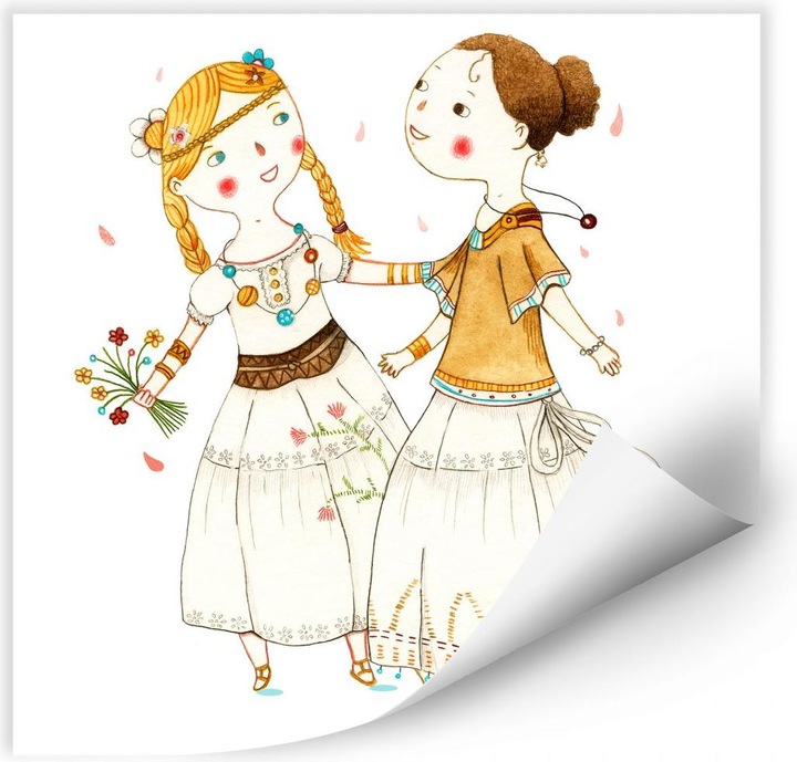 Immagine prodotto Trenddeko Ragazza hippie (40 x 40 cm)