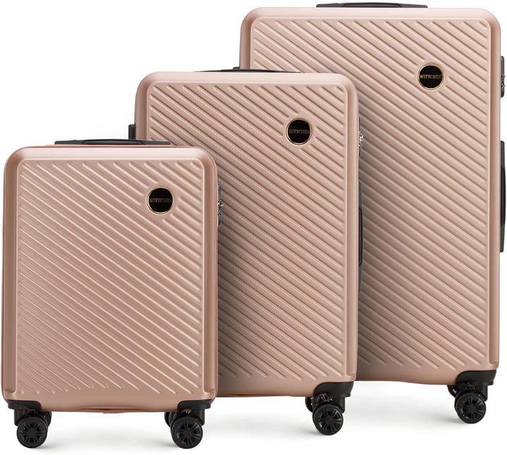 Actual product image Wittchen 3-teiliges Hartschalen-Kofferset Circle Line (96 l)