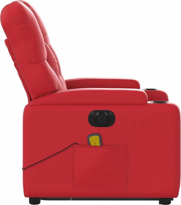 Produktbild vidaXL Massagesessel mit Aufstehhilfe Elektrisch Kunstleder