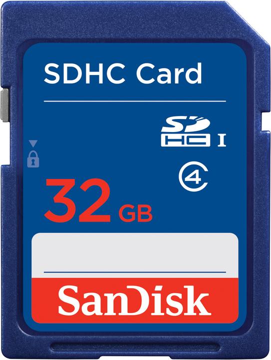 SANDISK Standard Memory Card (32 GB, SDHC, U1, UHS-I)