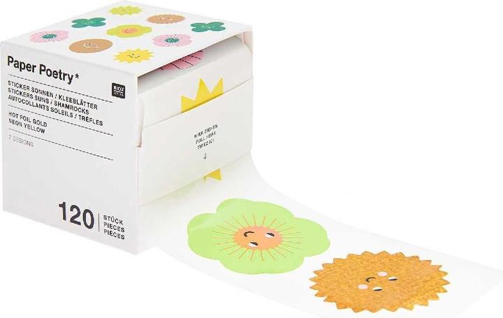 Produktbild Rico Design Sticker Happy Birthday, Sonnen.300314