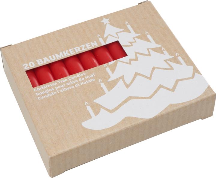 Actual product image Wenzel Basic" tree candles, Ø 1.3 x 10.5 cm, 20 pcs. (20 pcs.)