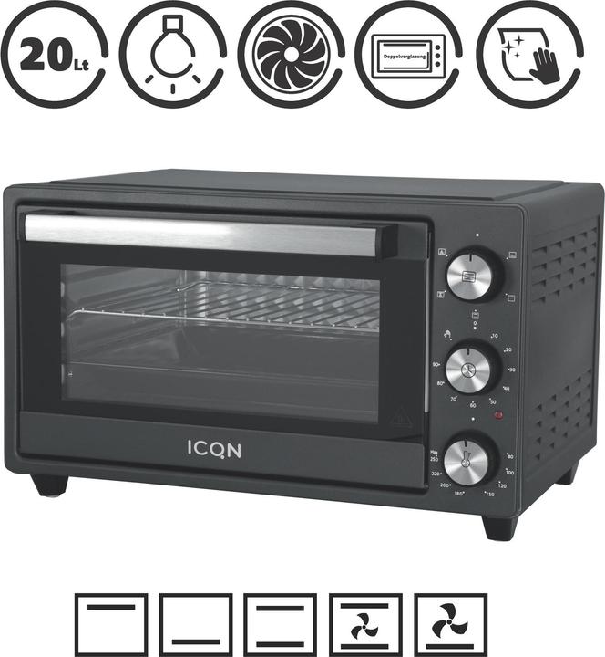 Immagine prodotto Icqn Minibackofen 20L