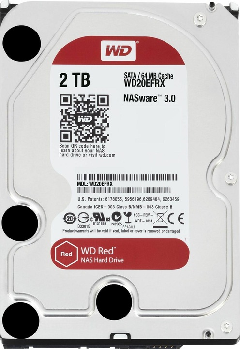 Actual product image WD Red 2TB 24x7 Refurbished (2 TB)