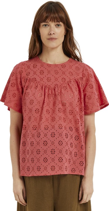 Vertbaudet Umstandsbluse mit Lochstickereien