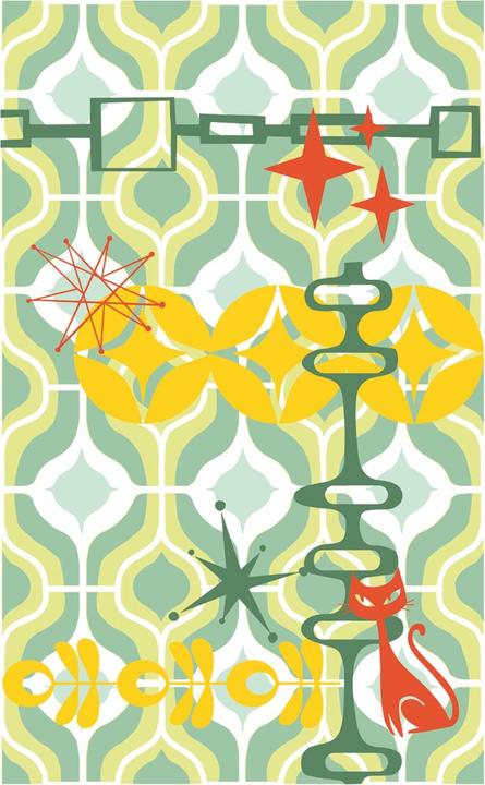 Produktbild Sizzix Studio Stempelset 15er- Pack / 3er-Set Schablonen - „Retro“ von Vic Hollins