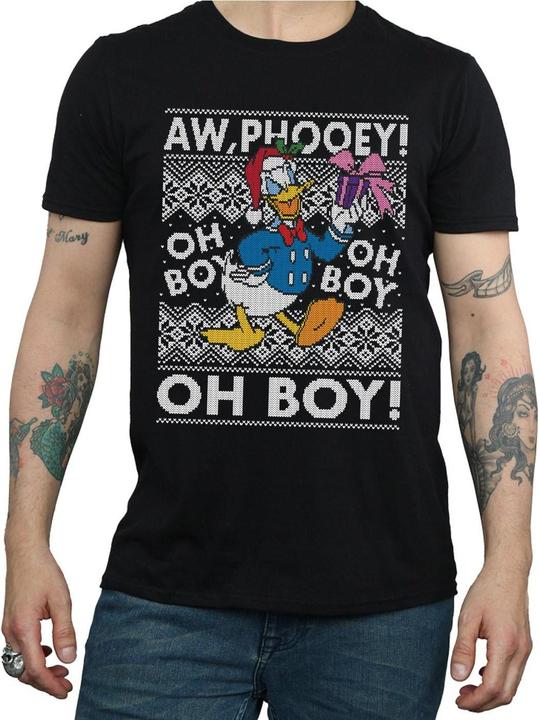 Produktbild Disney Donald Duck Christmas Fair Isle TShirt (XL)