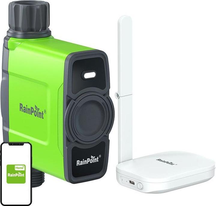 Produktbild RainPoint Wifi 1-zone irrigation controller with gateway (Bewässerungscomputer)