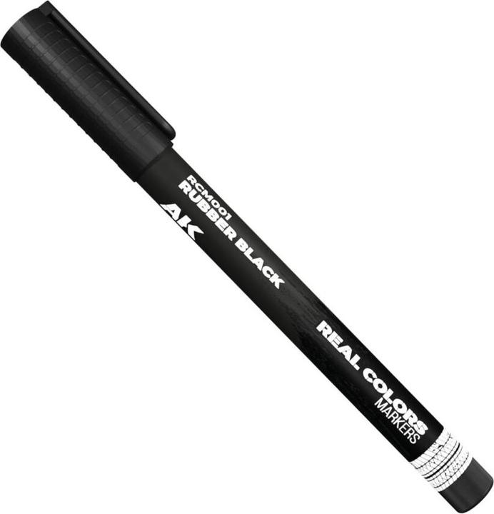 Produktbild AK Interactive Real Colors Marker Rubber Black