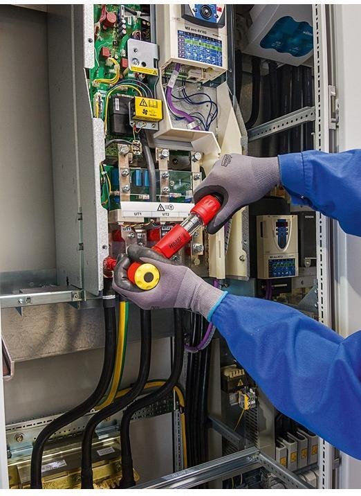 Immagine prodotto HAZET Chiave dinamometrica ∙ con isolamento di protezione 5109KV ∙ Nm min-max: 5 - 25 Nm ∙ Tolleran… (3/8", 5 Nm, 25 Nm)