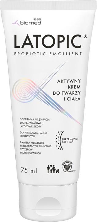 Actual product image Latopic Face and Body Cream 75 ml