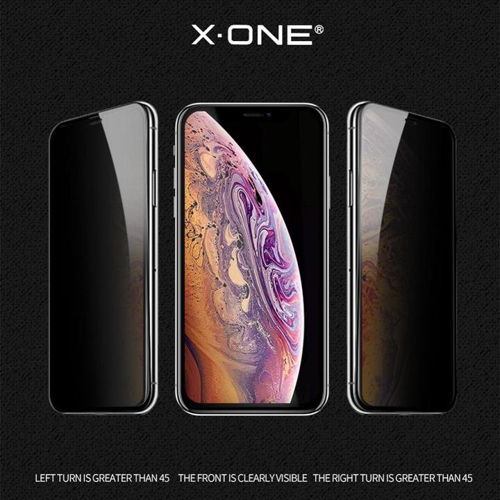 Actual product image X-One Szkło hartowane Full Cover Extra Strong Privacy - do iPhone 14 Pro (full glue) czarny (Apple iPhone 14 Pro)