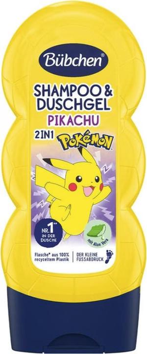 Actual product image Bübchen BUEBCHEN Kids 2in1 Pokemon Pikachu 230ml (230 ml, Liquid shampoo)