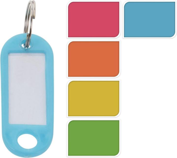 Actual product image Easygift Key rings with signs for labelling, 10 pieces