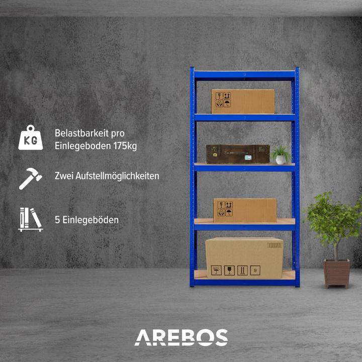 Actual product image Arebos Schwerlastregal