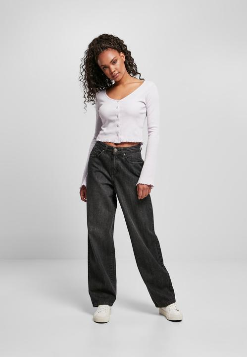Produktbild Urban Classics Ladies Cropped Rib Cardigan (3XL)