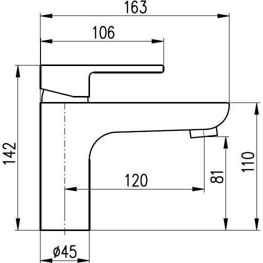 Thumbnail - Domoletti, Badarmatur, BASIN LEVER MIXER.HEIGHT FAUCET DVT426.5