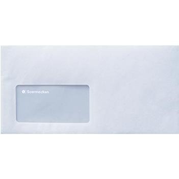 Soennecken, Briefumschlag, Briefumschlag Format des Umschlages: DIN lang Masse: 220 x 110 mm (B x H) (220 x 110 mm, 100 ...
