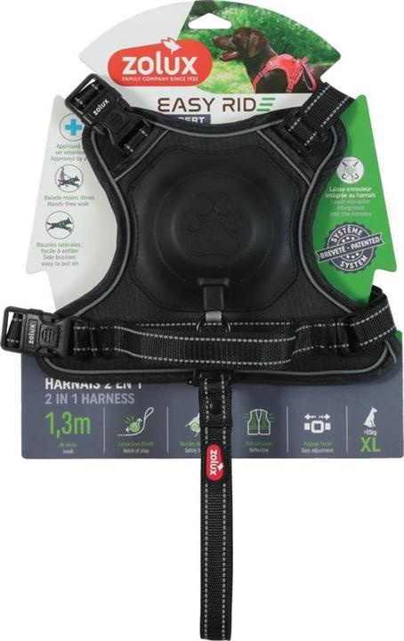 Image du produit Zolux Easyride Hondentuig Zwart (XL, Chien, Promenade)