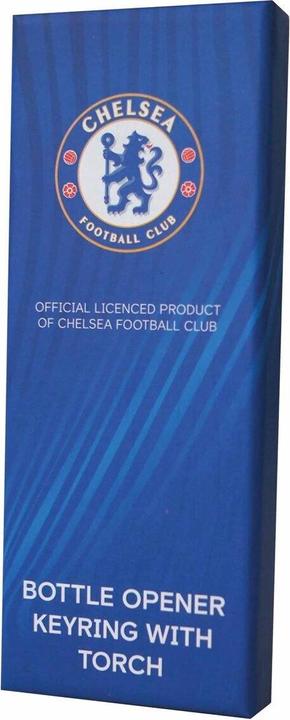 Actual product image Chelsea FC Bottle opener key ring with torch