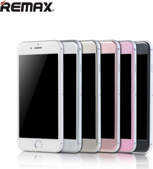Immagine prodotto Remax iVisor Vetro protettivo temperato per iPhone 6/6S Plus con cornice in alluminio (1 Pezzo/i, Apple iPhone 6s Plus, Apple iPhone 6)